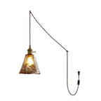 Retro Adonia Plug In Glass Pendant Light — product view 9