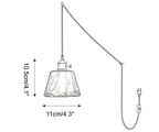 Retro Adonia Plug In Glass Pendant Light — product detail 10