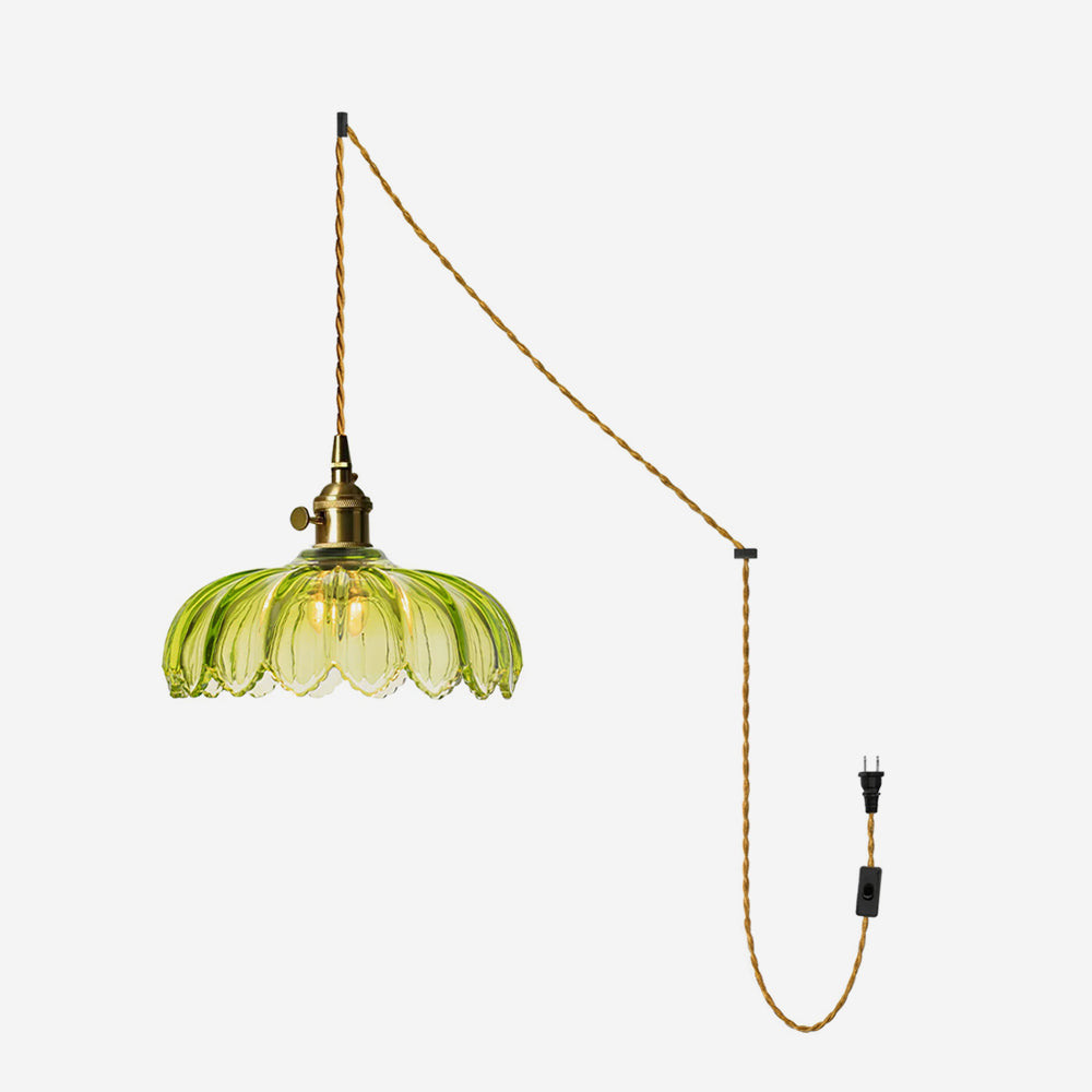 Larena Glass Plug In Pendant Light — product view 1
