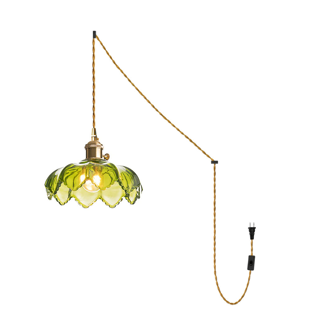 Larena Glass Plug In Pendant Light — product view 9