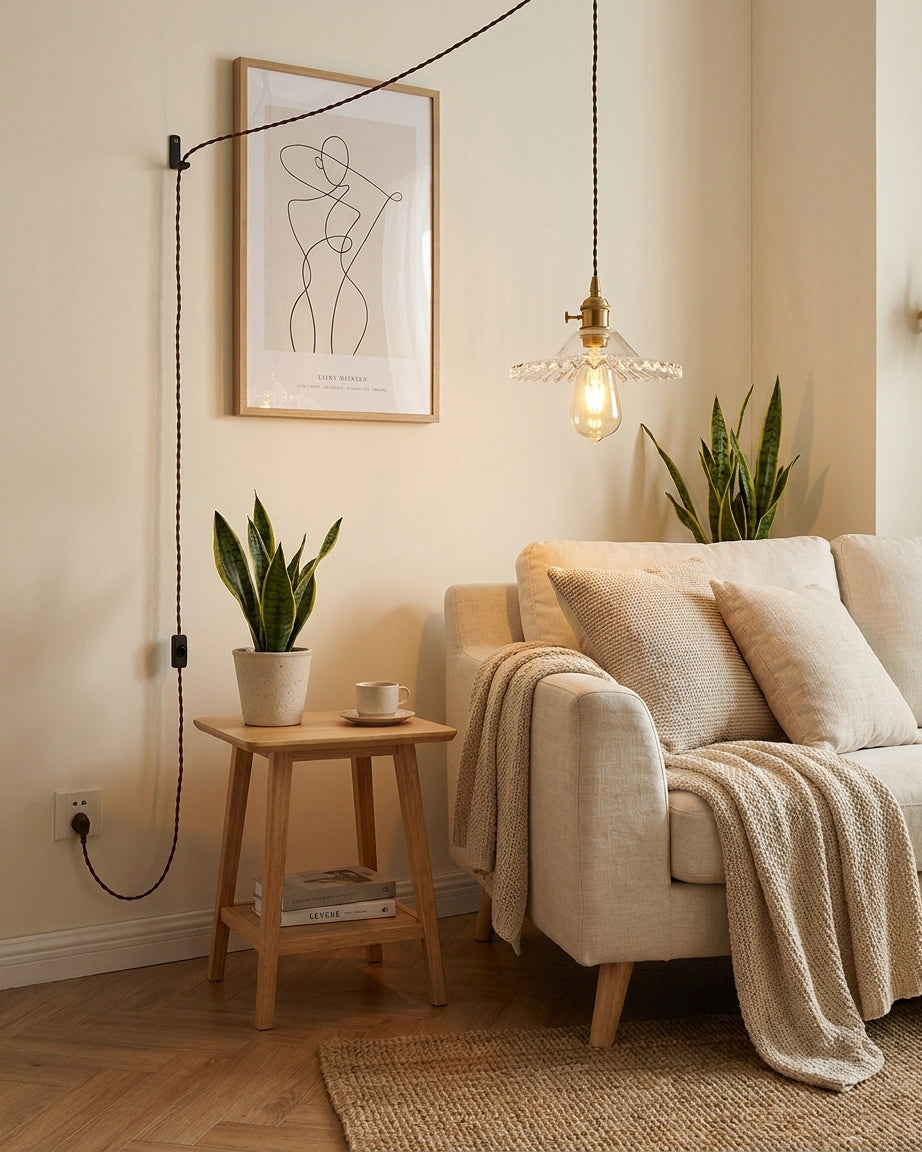 Vines Plug In Pendant Light — product view 3