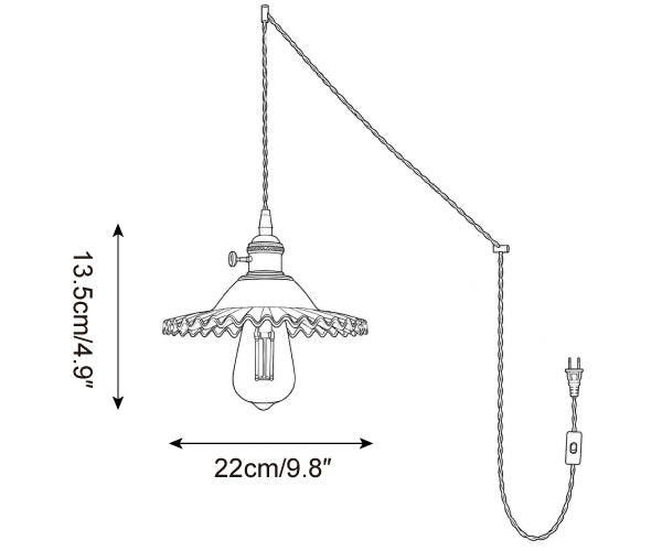 Vines Plug In Pendant Light — product detail 11