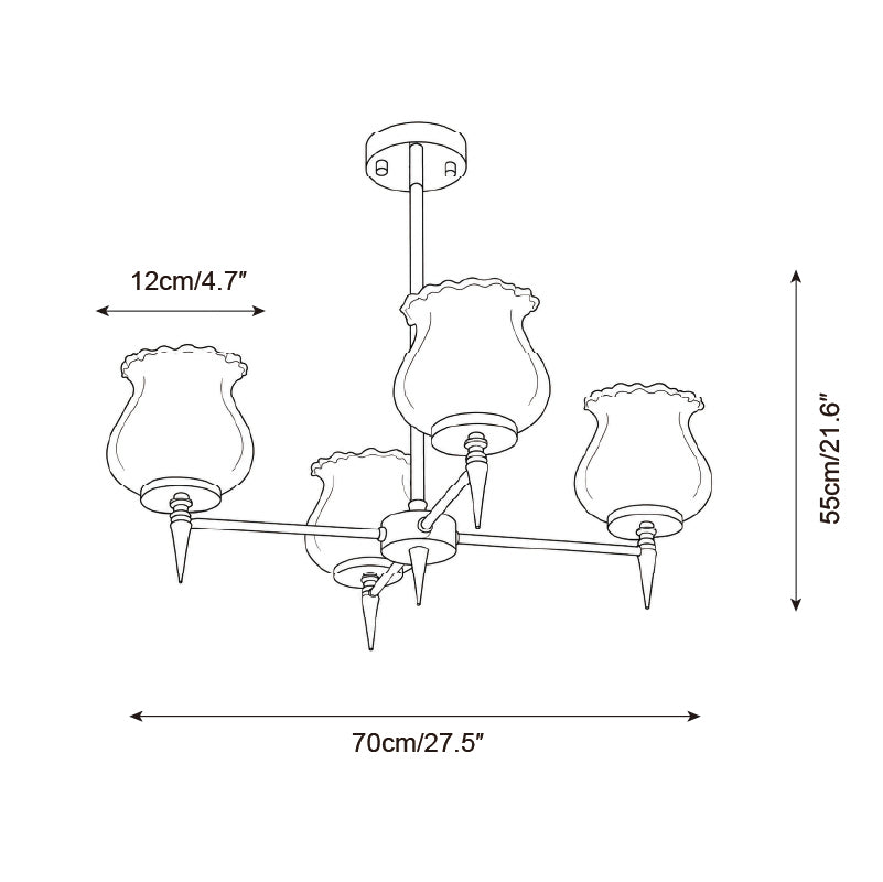 Skylin Chandelier — product view 5