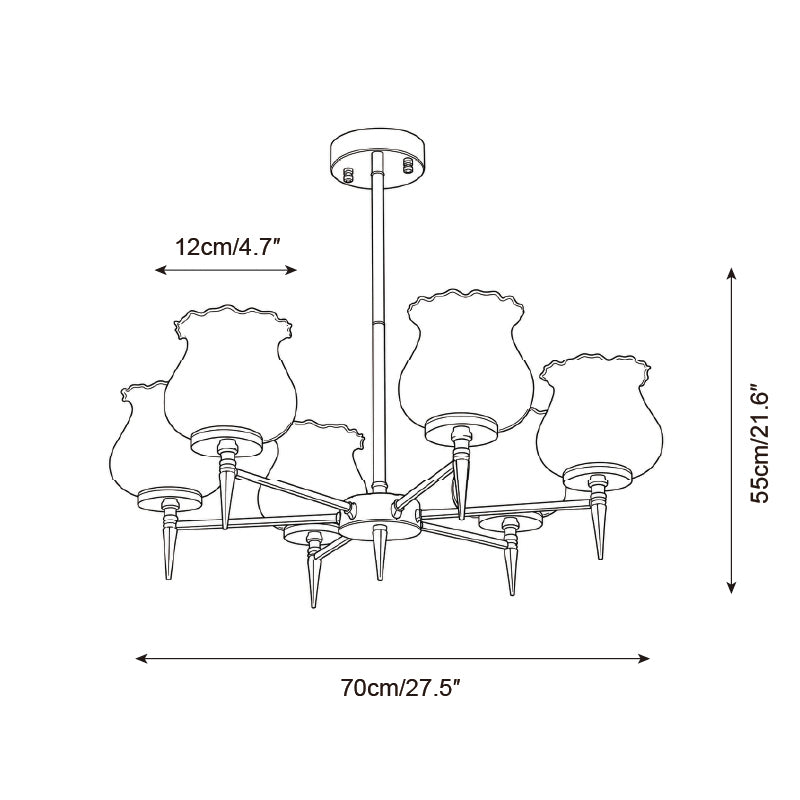 Skylin Chandelier — product view 6