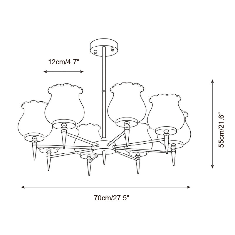Skylin Chandelier — product view 7