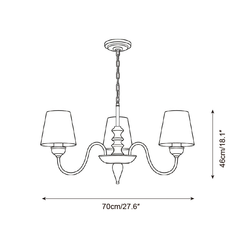 Brimley Chandelier — product view 5