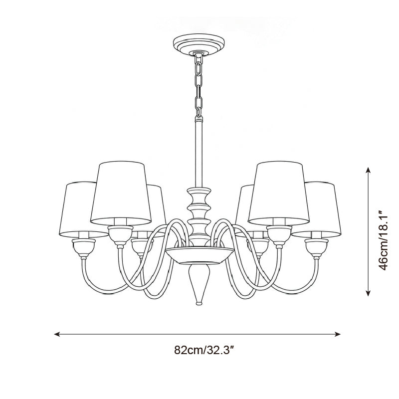 Brimley Chandelier — product view 7