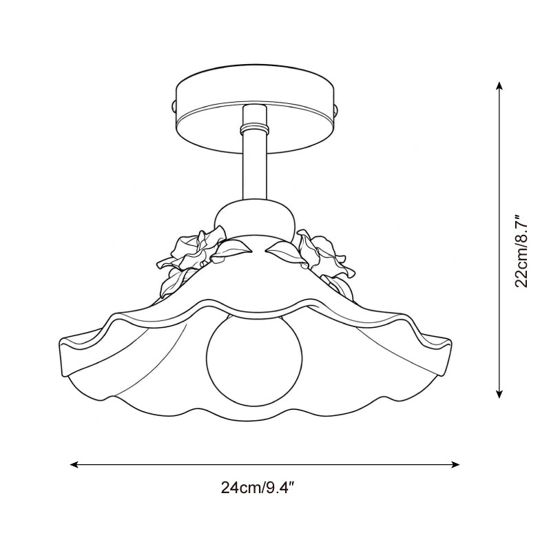 Bellarose Semi-Flush Mount — product view 5