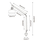 Rosso Swing Arm Wall Sconce — product view 5