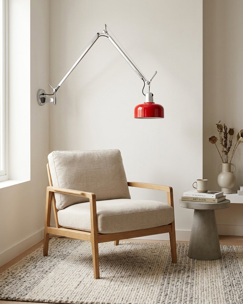 Rosso Swing Arm Wall Sconce — product view 9