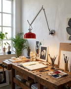 Rosso Swing Arm Wall Sconce — product view 19