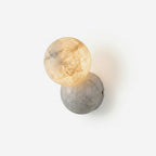 Orb Alabaster Wall Sconce — product view 1