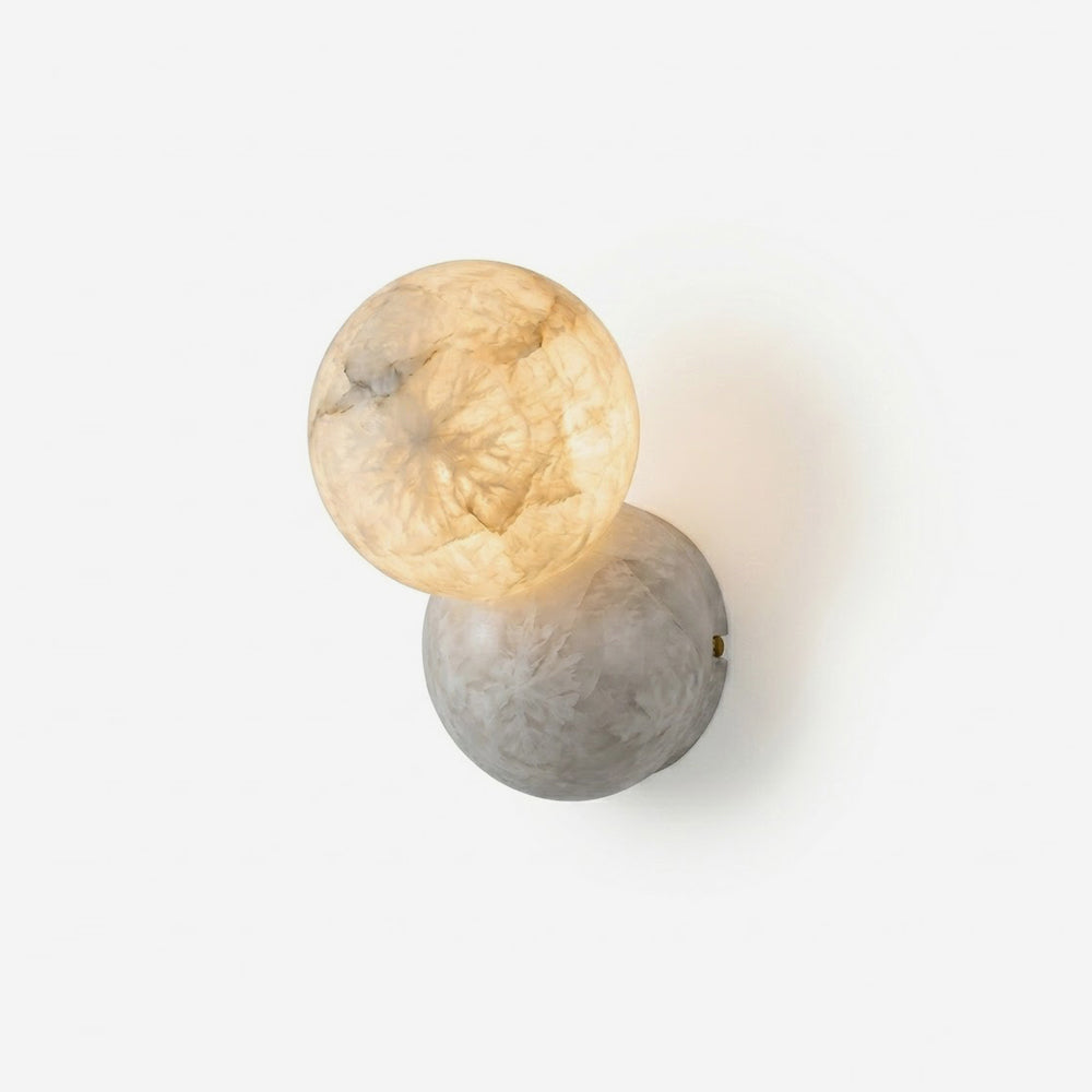 Orb Alabaster Wall Sconce — product view 1