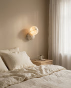 Orb Alabaster Wall Sconce — product view 3