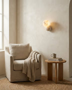 Orb Alabaster Wall Sconce — product view 8