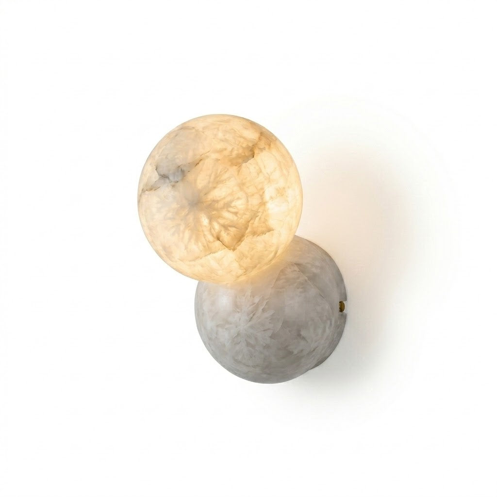 Orb Alabaster Wall Sconce — product view 10