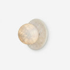 Mia Ball Alabaster Wall Sconce — product view 1