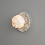 Mia Ball Alabaster Wall Sconce — product view 6