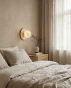 Mia Ball Alabaster Wall Sconce — product view 7
