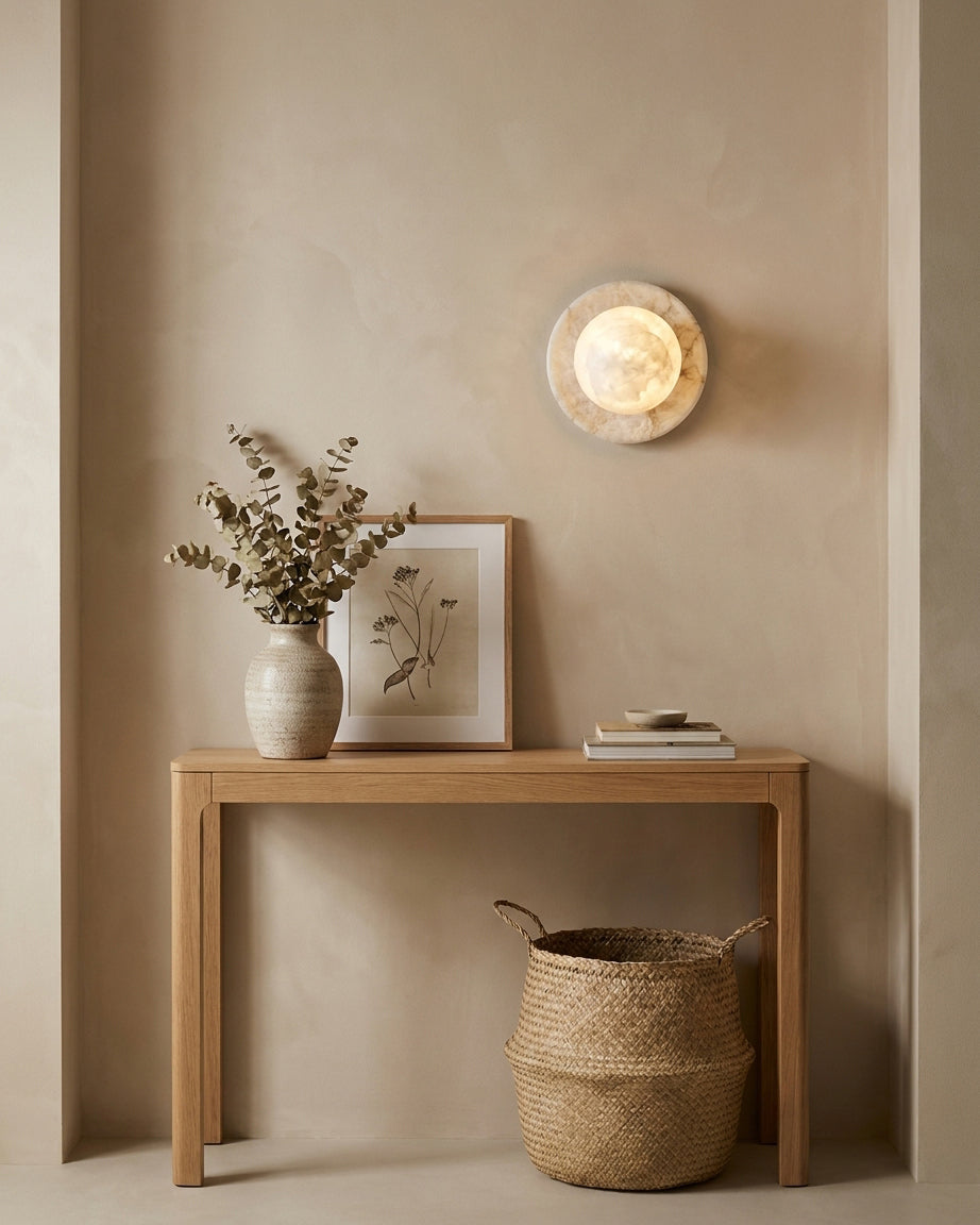 Mia Ball Alabaster Wall Sconce — product view 11