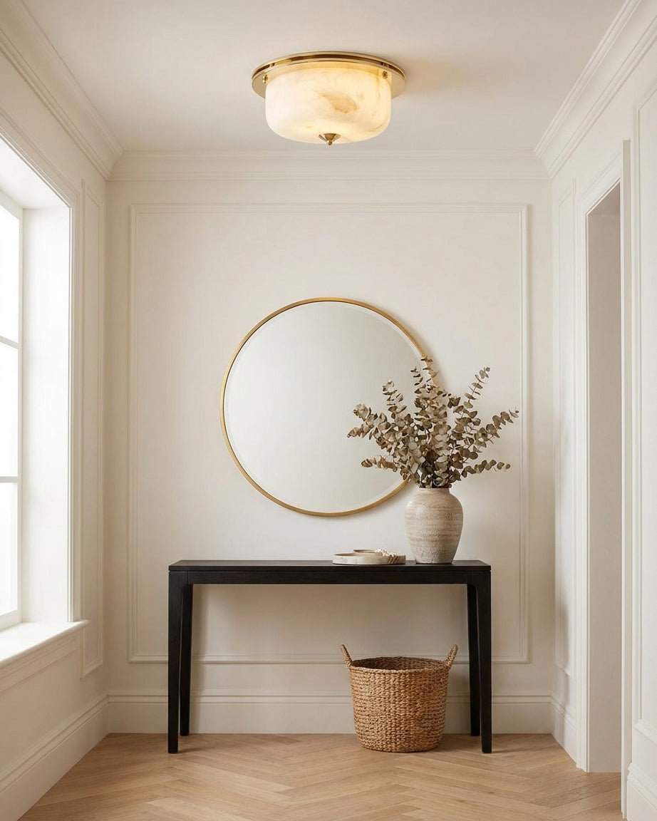 Justice Alabaster Semi-Flush Mount — product view 3