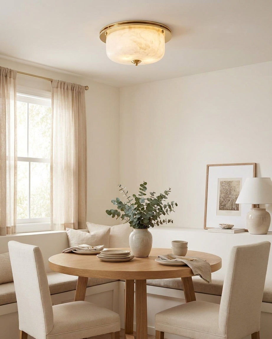 Justice Alabaster Semi-Flush Mount — product view 7