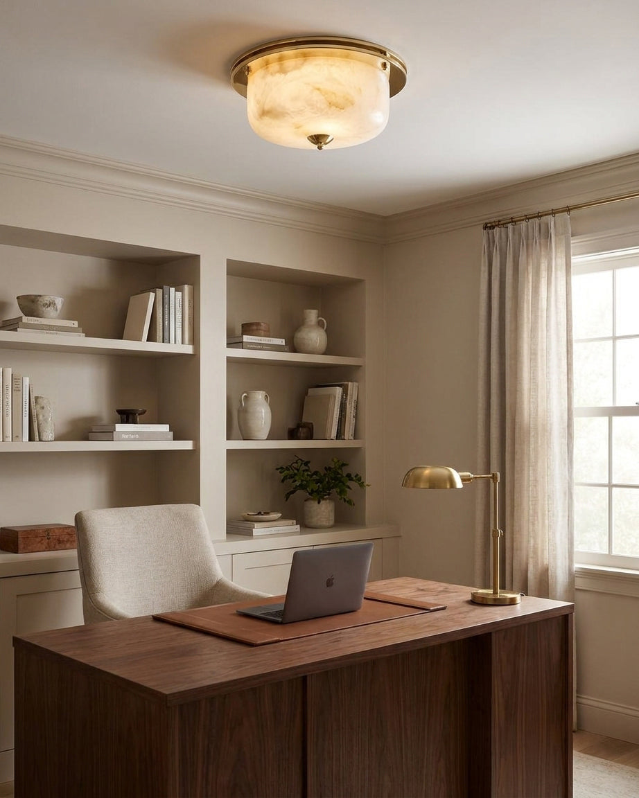Justice Alabaster Semi-Flush Mount — product view 8