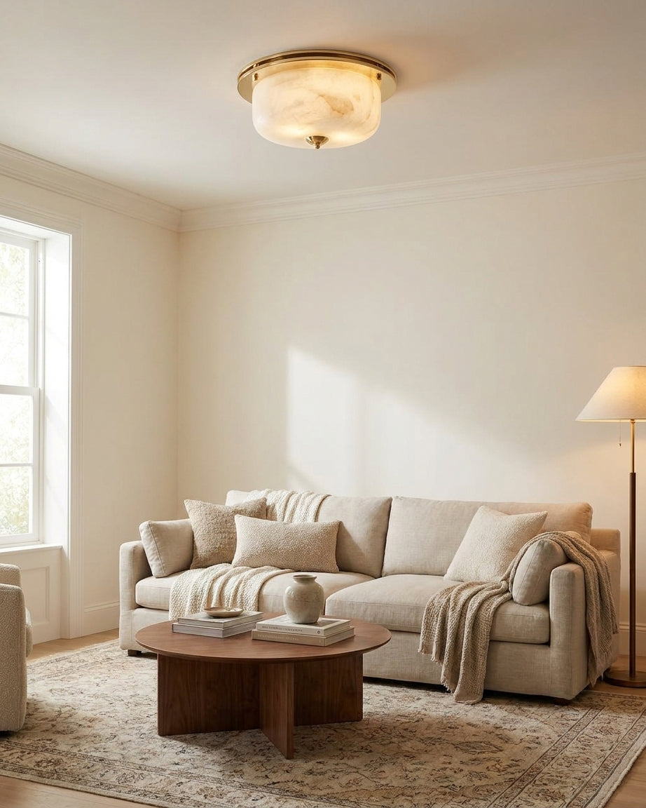 Justice Alabaster Semi-Flush Mount — product view 9