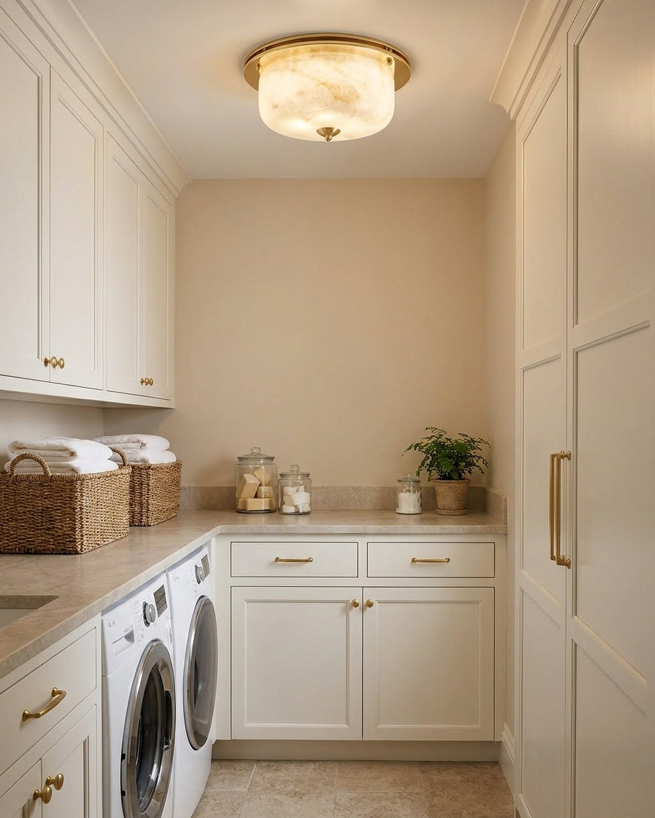 Justice Alabaster Semi-Flush Mount — product view 10