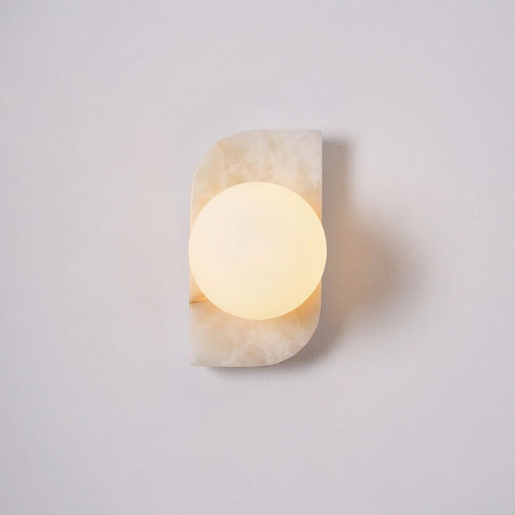 Neptune Alabaster Wall Sconce — product view 12