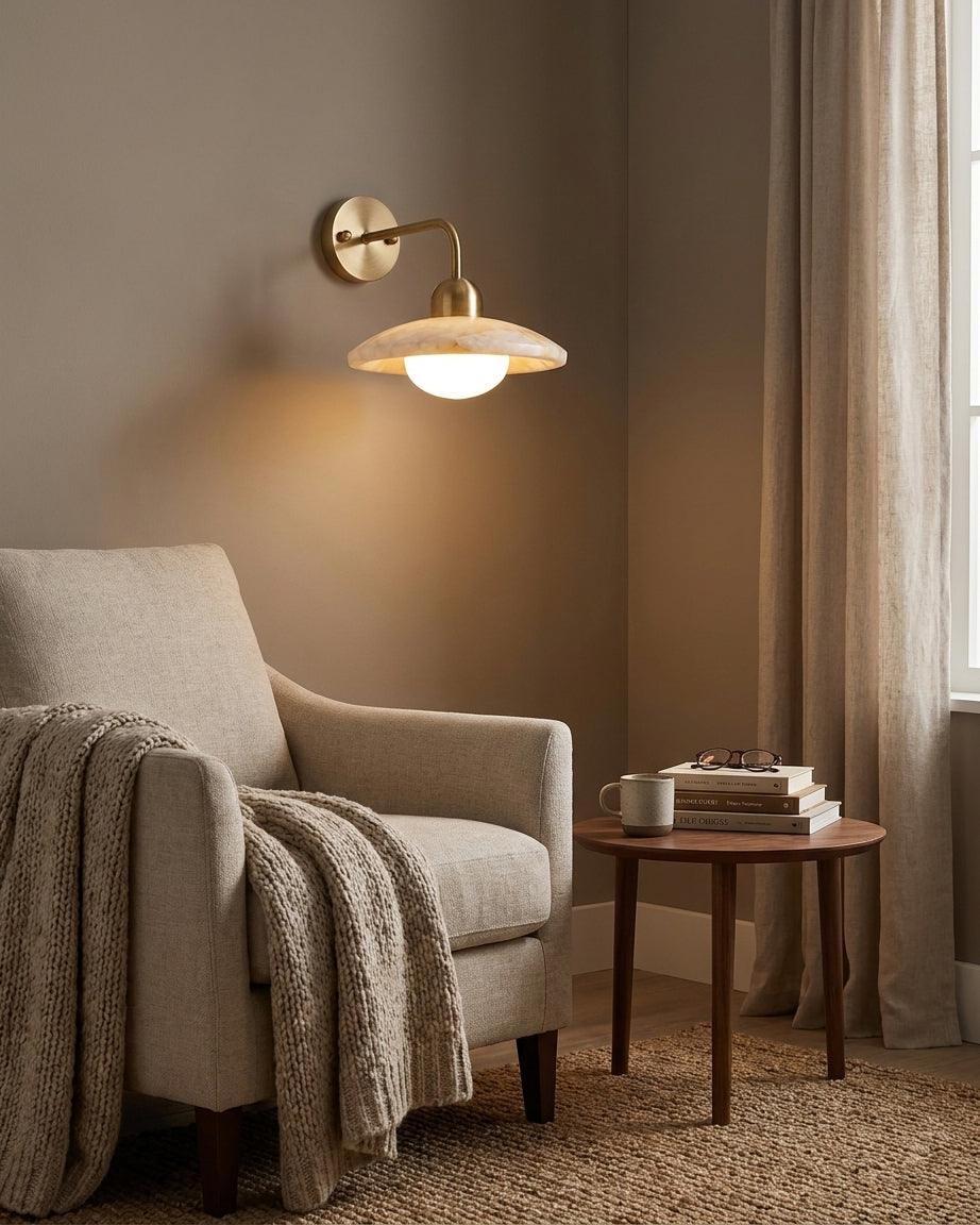 Carolia Alabaster Wall Sconce — product view 7
