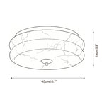 Rowen Alabaster Semi-Flush Mount — product view 6
