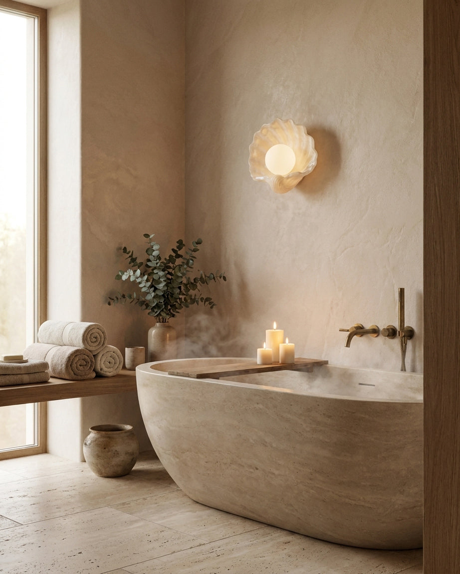 Marisca Alabaster Wall Sconce — product view 7