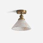 Aurelia Alabaster Semi-Flush Mount — product view 1