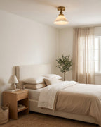 Aurelia Alabaster Semi-Flush Mount — product view 6
