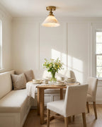 Aurelia Alabaster Semi-Flush Mount — product view 11