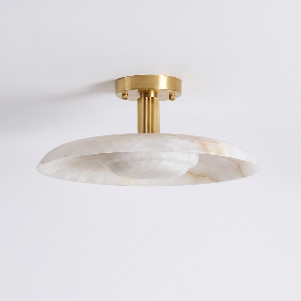 Selmora Alabaster Semi-Flush Mount — product view 2
