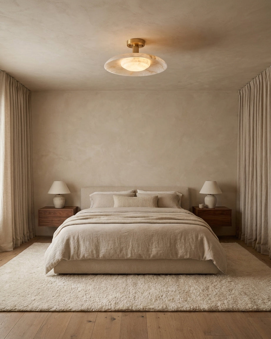 Selmora Alabaster Semi-Flush Mount — product view 3