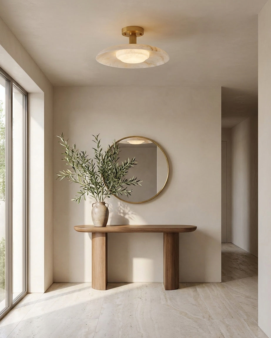 Selmora Alabaster Semi-Flush Mount — product view 4