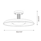 Selmora Alabaster Semi-Flush Mount — product view 5