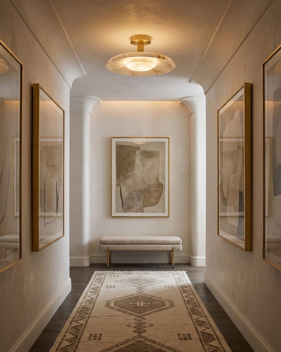 Selmora Alabaster Semi-Flush Mount — product view 6