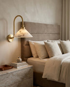 Lunelle Alabaster Wall Sconce — product view 8