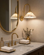 Lunelle Alabaster Wall Sconce — product view 10