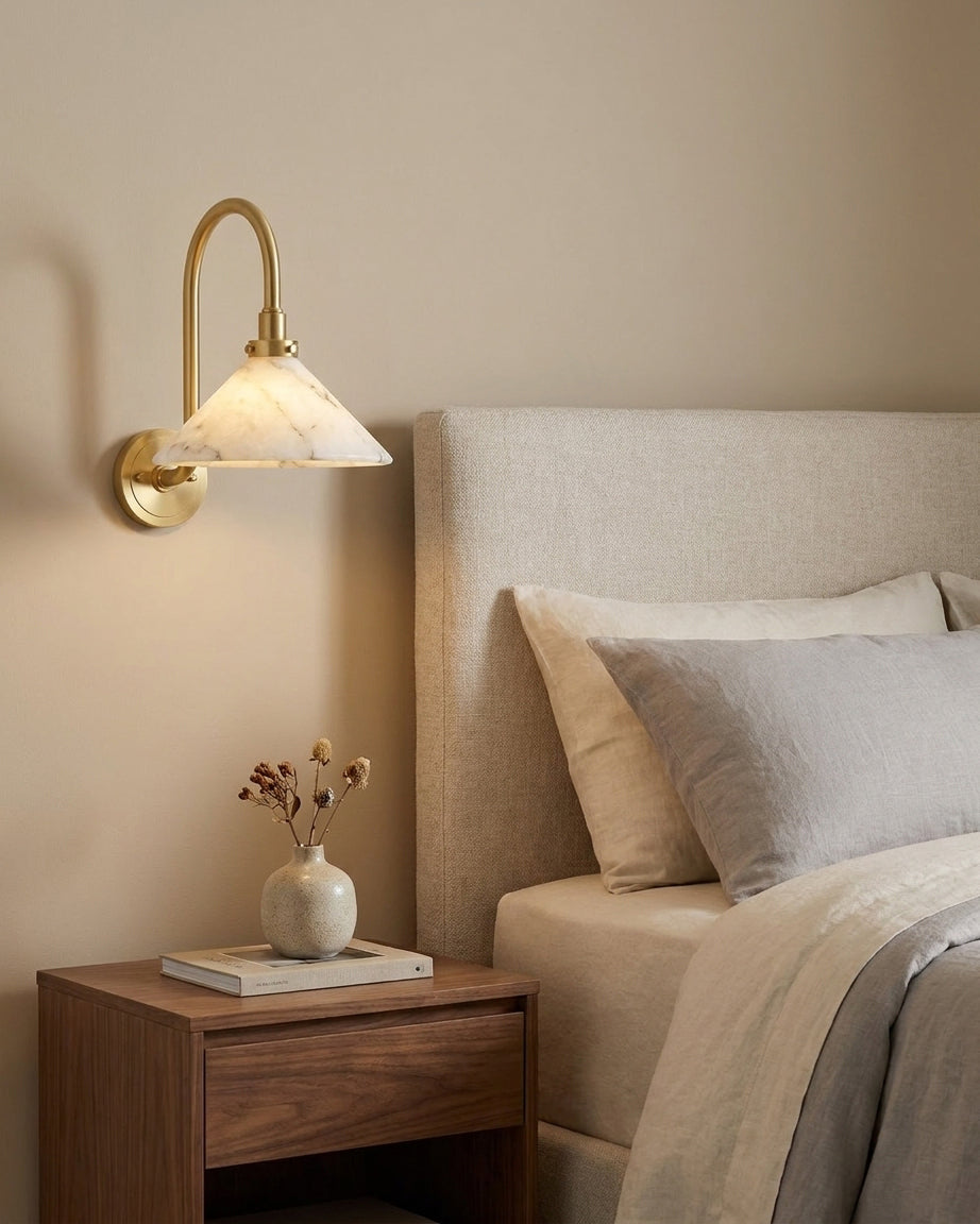Lunelle Alabaster Wall Sconce — product view 12
