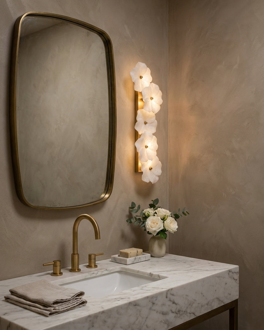 Virelle Alabaster Wall Sconce — product view 4