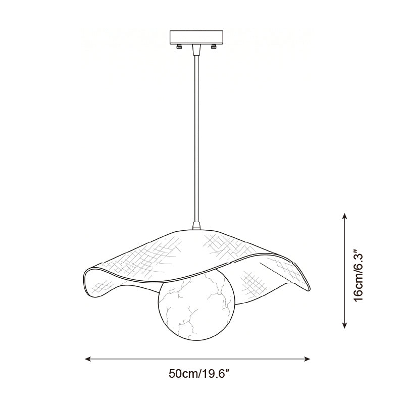 Sylvune Alabaster Pendant Light — product view 5