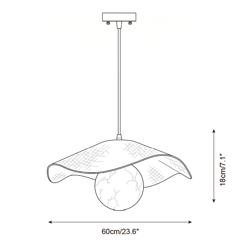 Sylvune Alabaster Pendant Light — product view 6