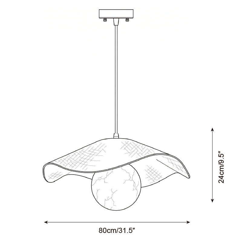 Sylvune Alabaster Pendant Light — product view 7