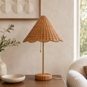 Gold & Rattan