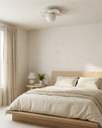 La Fleur Alabaster Semi-Flush Mount — product view 3